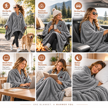 CozyDrip™ Portable Heated Blanket